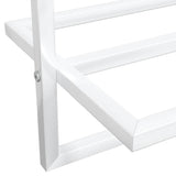 vidaXL Handdoekenrek 95x25x22 cm ijzer zwart
