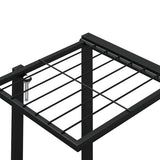 vidaXL Flower Stand 94.5x25x89 cm Iron Black