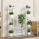 vidaXL Flower Stand 94.5x25x89 cm Iron Black