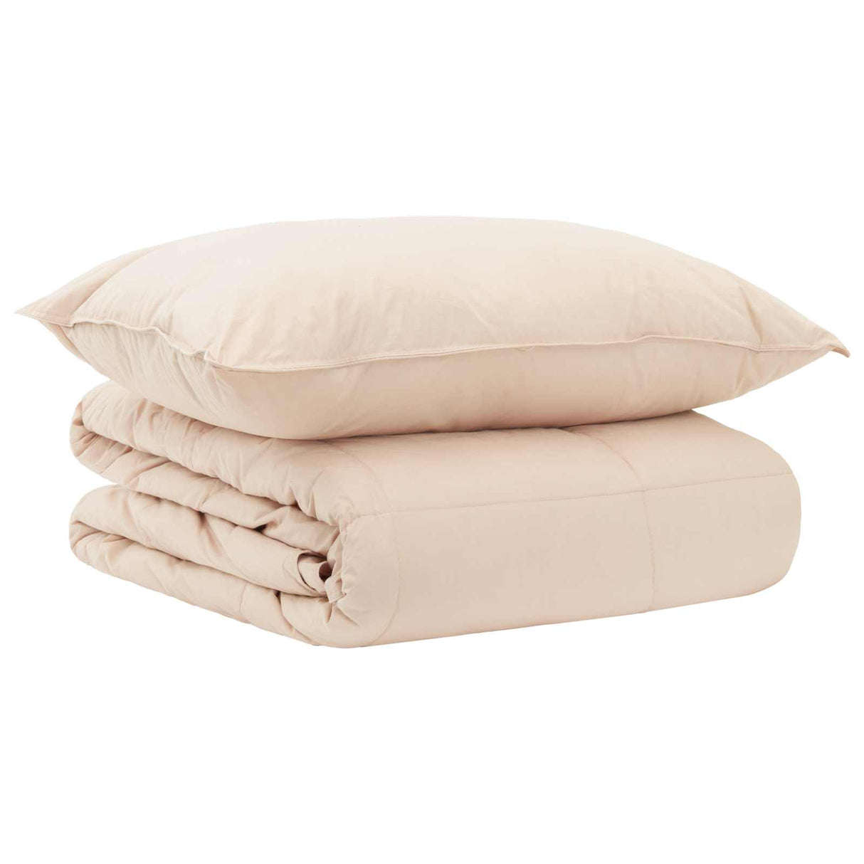 vidaXL Deken Set 2 st 135 x 200 cm Winter 350 gsm Beige