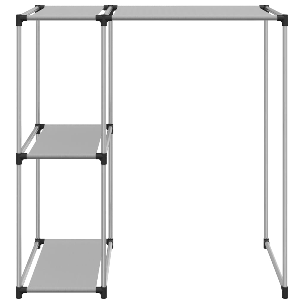 vidaXL Opbergrek voor boven wasmachine 87x55x90,5 cm ijzer zwart