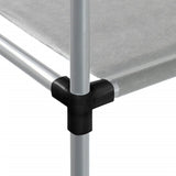 vidaXL Opbergrek voor boven wasmachine 87x55x90,5 cm ijzer zwart