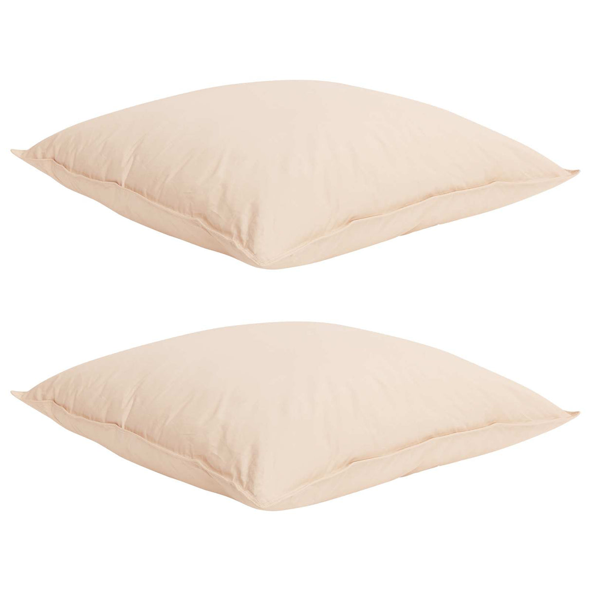 vidaXL Deken Set 2 st 200 x 200 cm Alle seizoenen Kapokvezel Beige