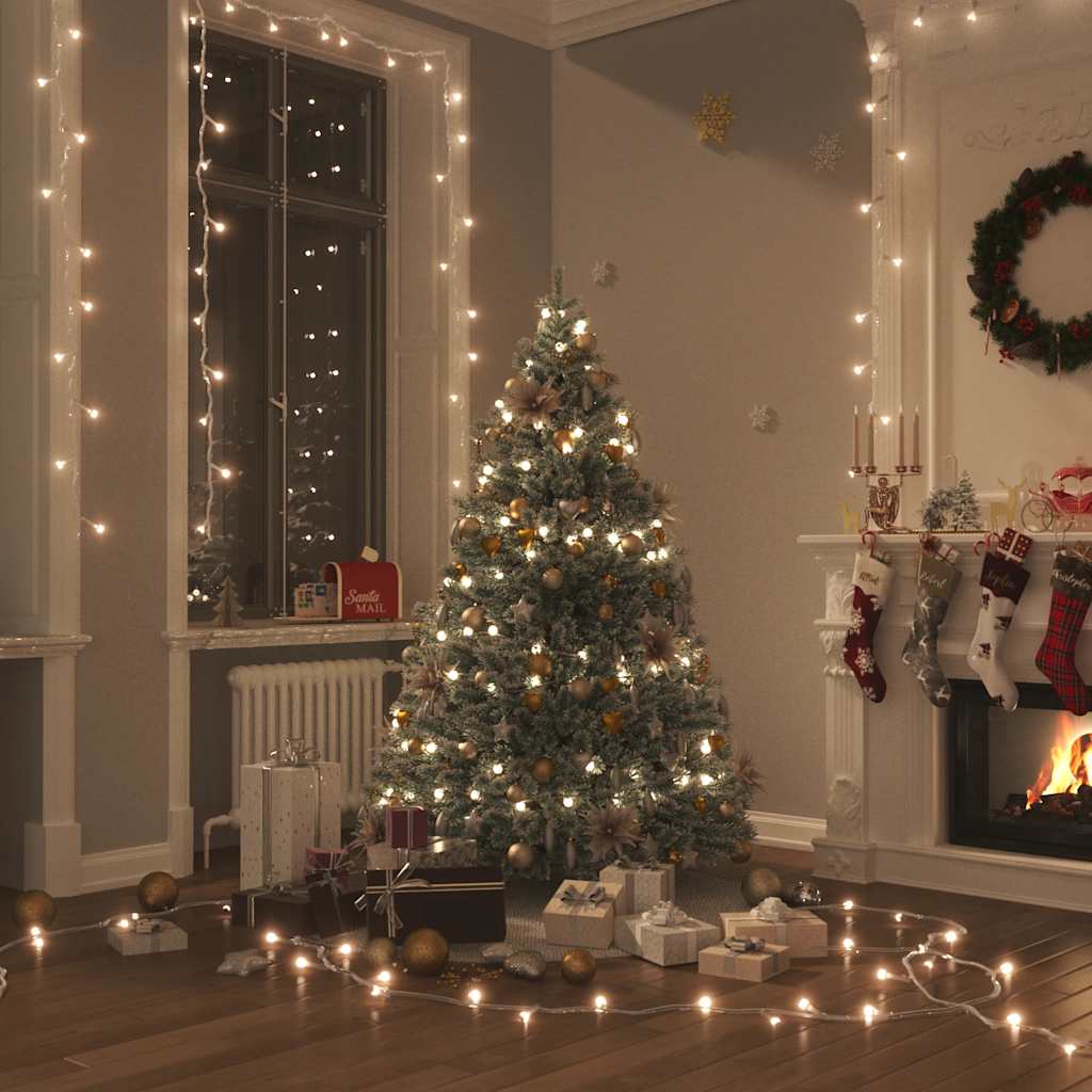 vidaXL 150 LED Warm White String Lights 15 m PVC