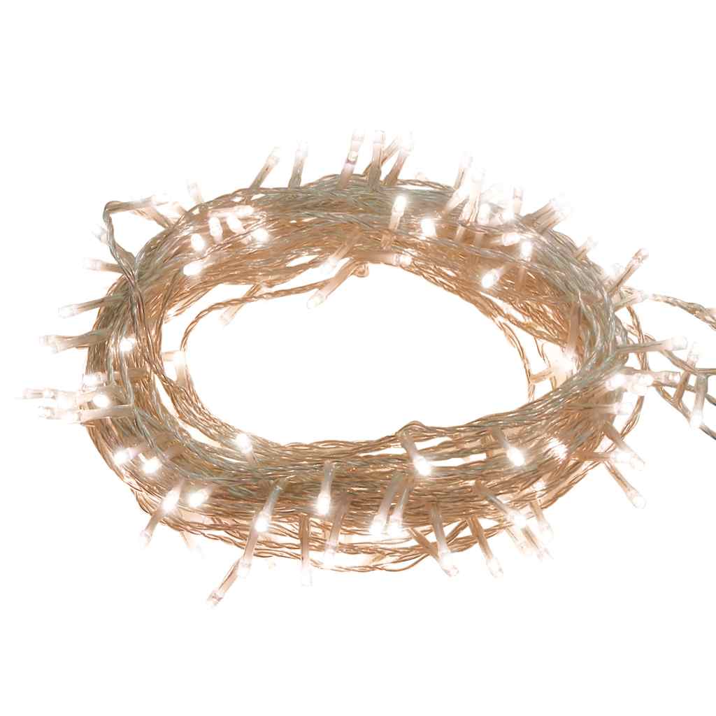 vidaXL 150 LED Warm White String Lights 15 m PVC