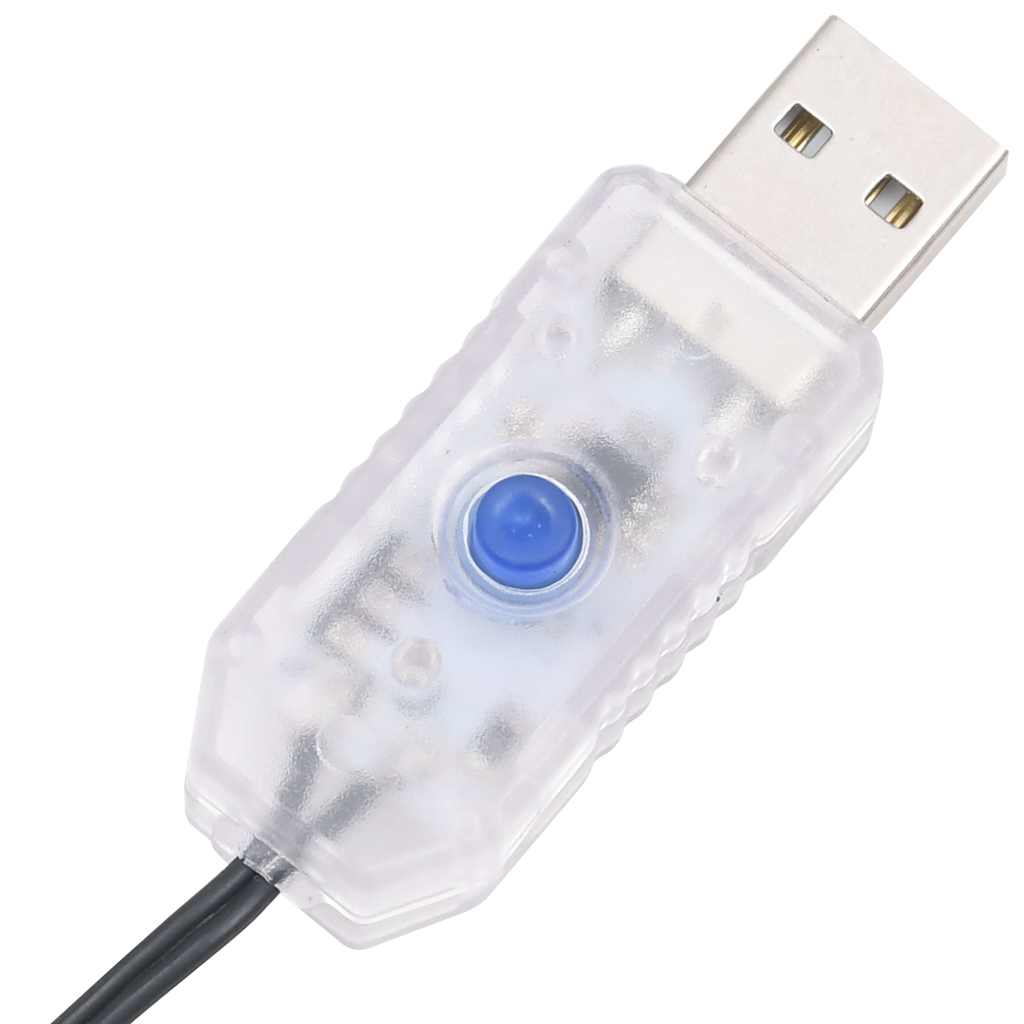 vidaXL 150 LED Warm White String Lights 15 m PVC