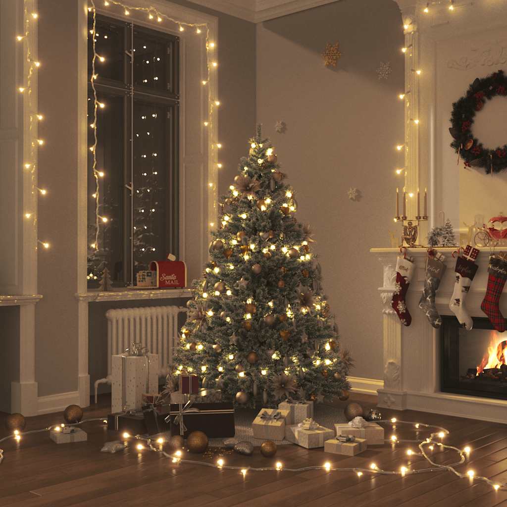 vidaXL 150 LED Warm White String Lights 15 m PVC