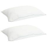 vidaXL Deken Set met kussen 2 pcs Wit Bamboevezel
