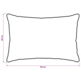 vidaXL Deken Set met kussen 2 pcs Wit Bamboevezel