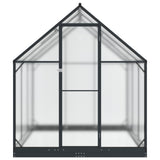 vidaXL Garden Greenhouse with Door Anthracite 183.5 x 183.5 x 207 cm