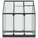 vidaXL Garden Greenhouse with Door Anthracite 183.5 x 183.5 x 207 cm