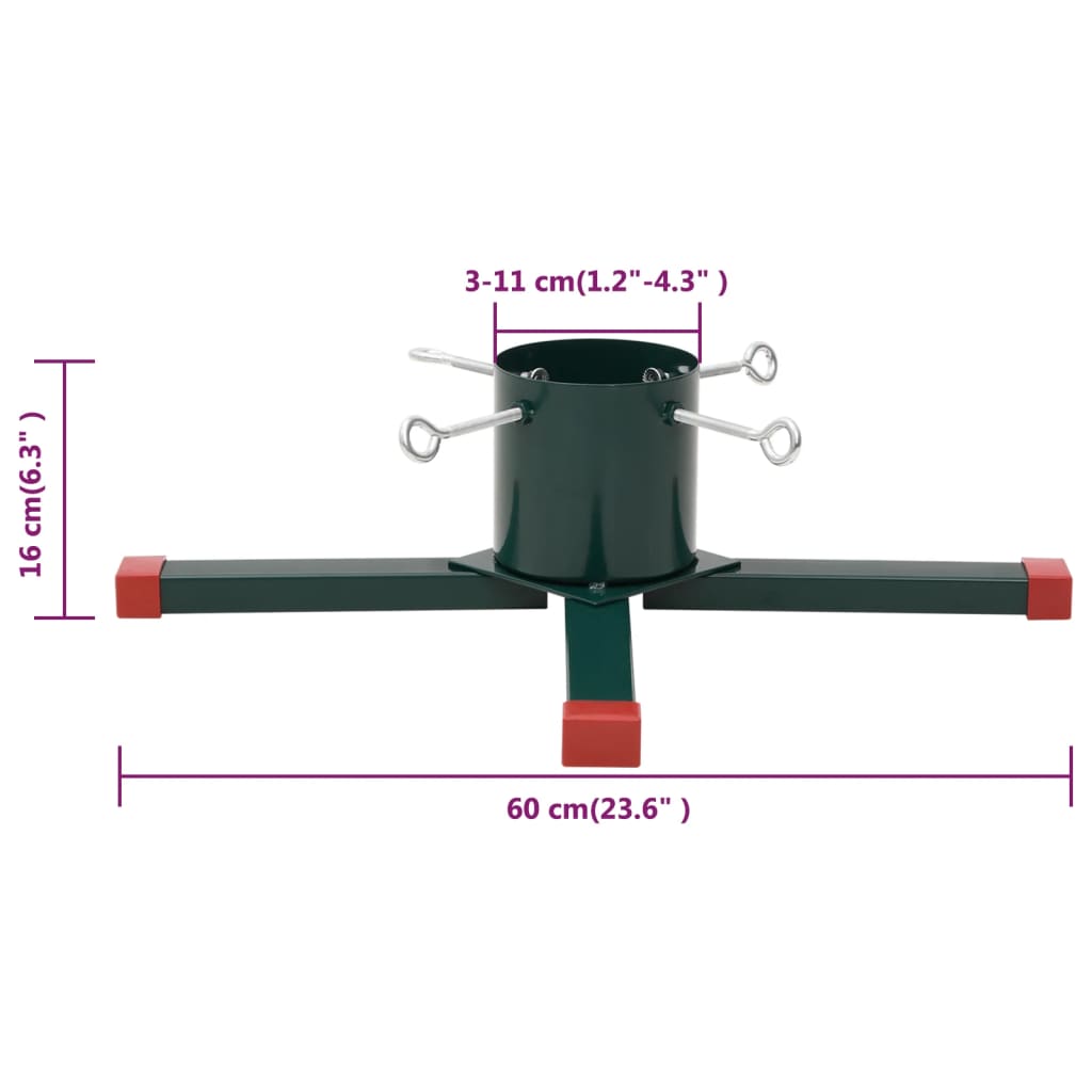 vidaXL Christmas Tree Stand 60x60x16 cm