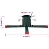 vidaXL Christmas Tree Stand 60x60x16 cm