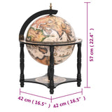 vidaXL Globebar massief eucalyptushout bruin