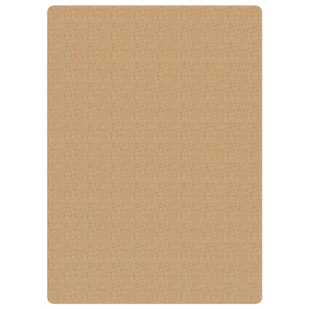 vidaXL Tapijt met latex onderkant 70x130 cm jute natuurlijk