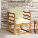 vidaXL Buiten bank set Massief Acacia Hout Naturel