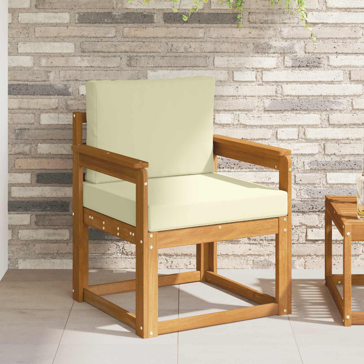 vidaXL Buiten bank set Massief Acacia Hout Naturel