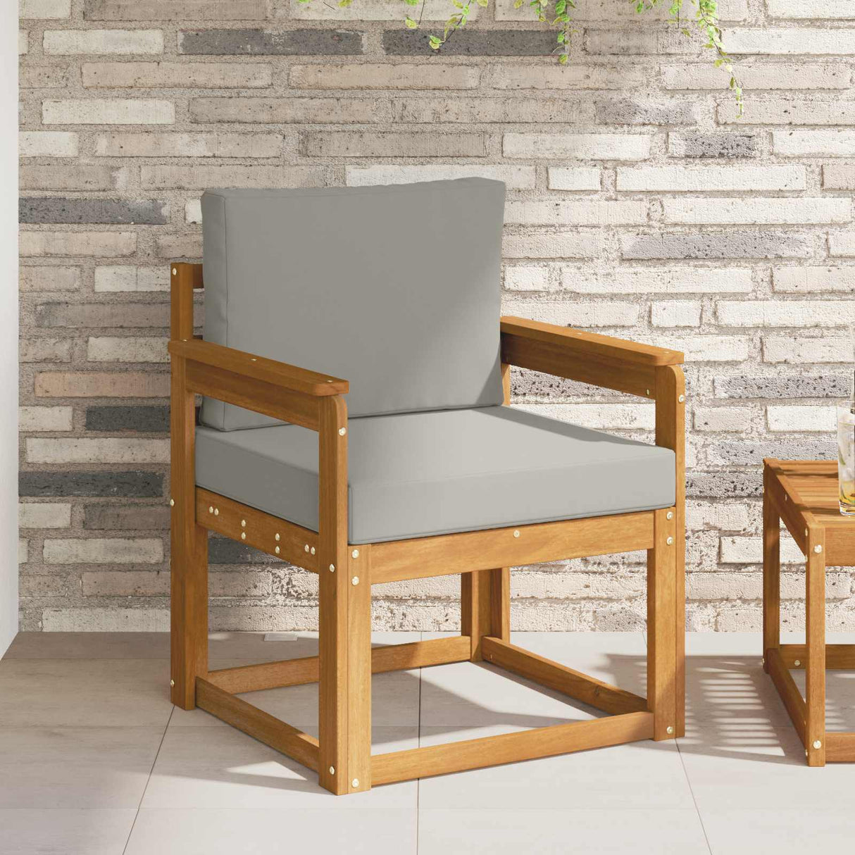 vidaXL Buiten bank set Massief Acacia Hout Naturel