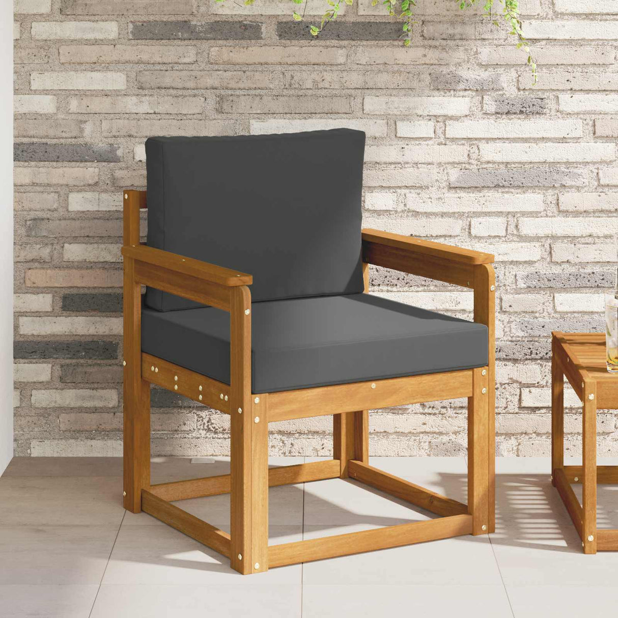 vidaXL Buiten bank set Massief Acacia Hout Naturel