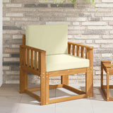 vidaXL Buiten bank set Massief Acacia Hout Naturel