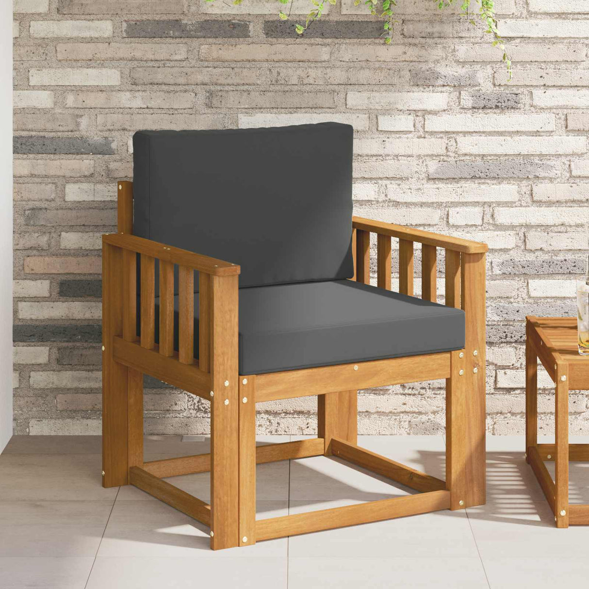 vidaXL Buiten bank set Massief Acacia Hout Naturel