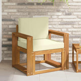 vidaXL Buiten bank set Massief Acacia Hout Naturel