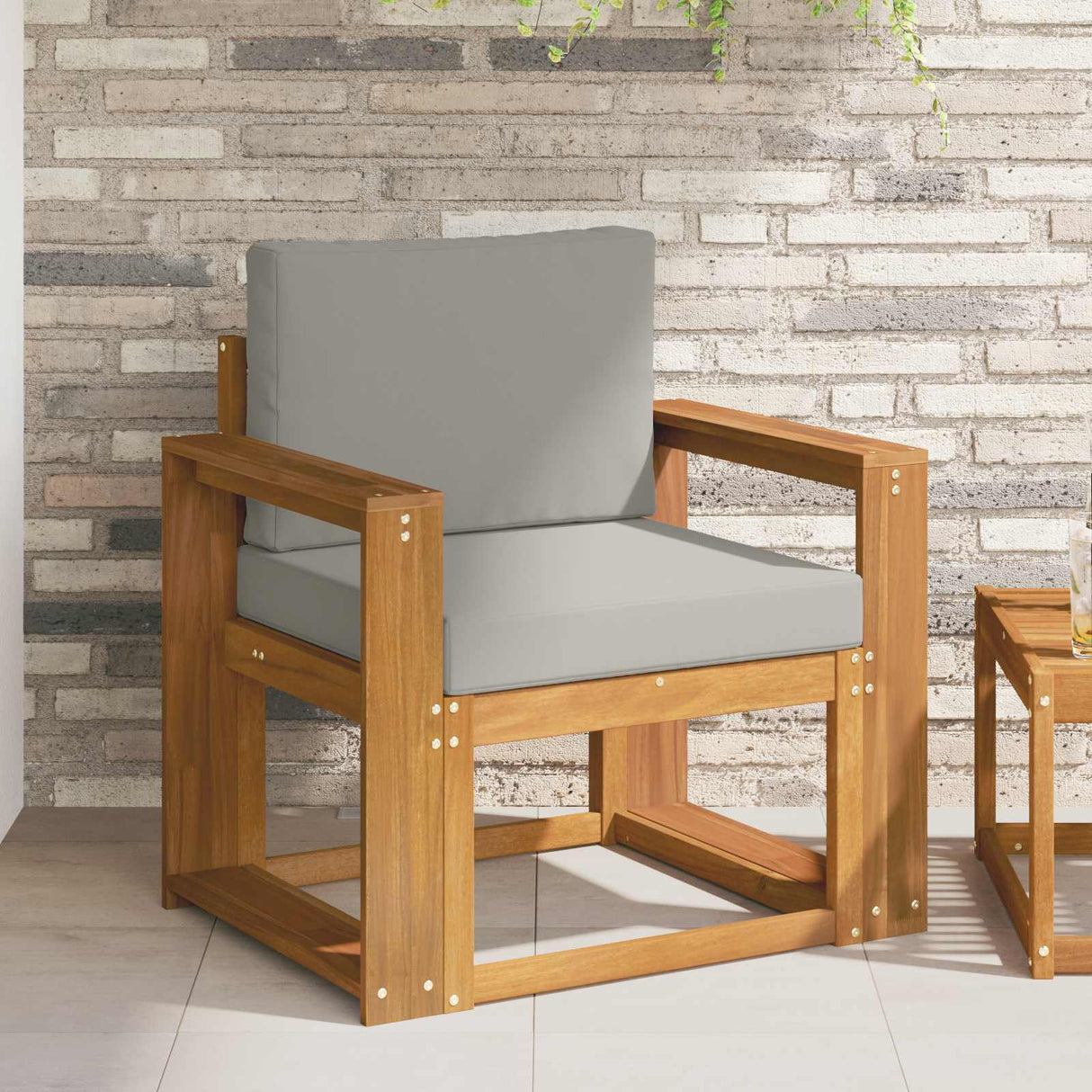 vidaXL Buiten bank set Massief Acacia Hout Naturel