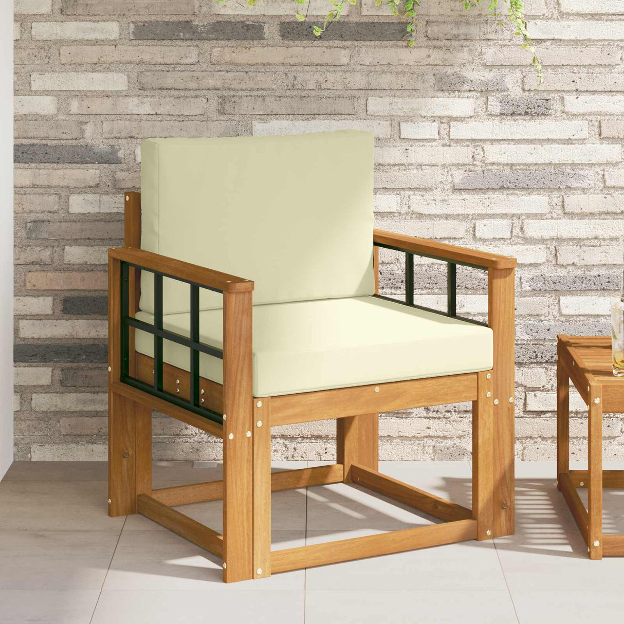 vidaXL Buiten bank set Massief Acacia Hout Naturel
