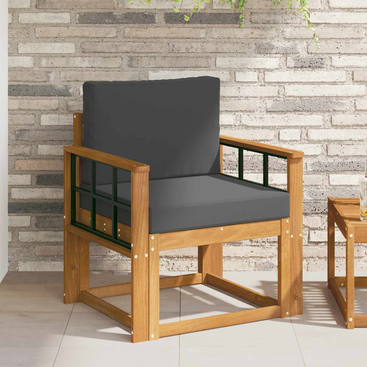 vidaXL Buiten bank set Massief Acacia Hout Naturel