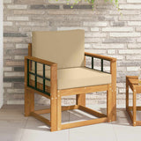 vidaXL Buiten bank set Massief Acacia Hout Naturel
