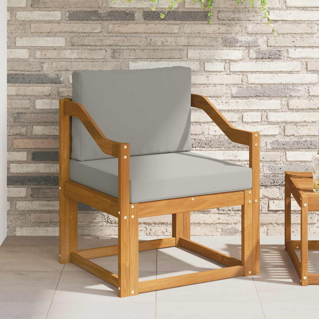 vidaXL Buiten bank set Massief Acacia Hout Naturel
