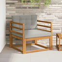 vidaXL Buiten Midden Sofa Massief Acacia Hout Naturel