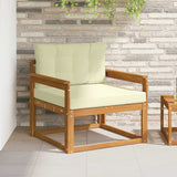 vidaXL Buiten Midden Sofa Massief Acacia Hout Naturel