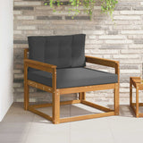 vidaXL Buiten Midden Sofa Massief Acacia Hout Naturel