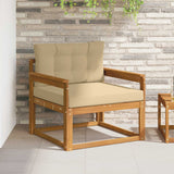 vidaXL Buiten Midden Sofa Massief Acacia Hout Naturel