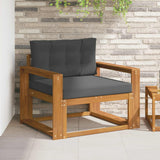 vidaXL Buiten Midden Sofa Massief Acacia Hout Naturel