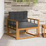 vidaXL Buiten Midden Sofa Massief Acacia Hout Naturel