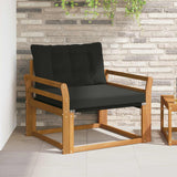 vidaXL Buiten bank set Massief Acaciahout en Textilene Naturel