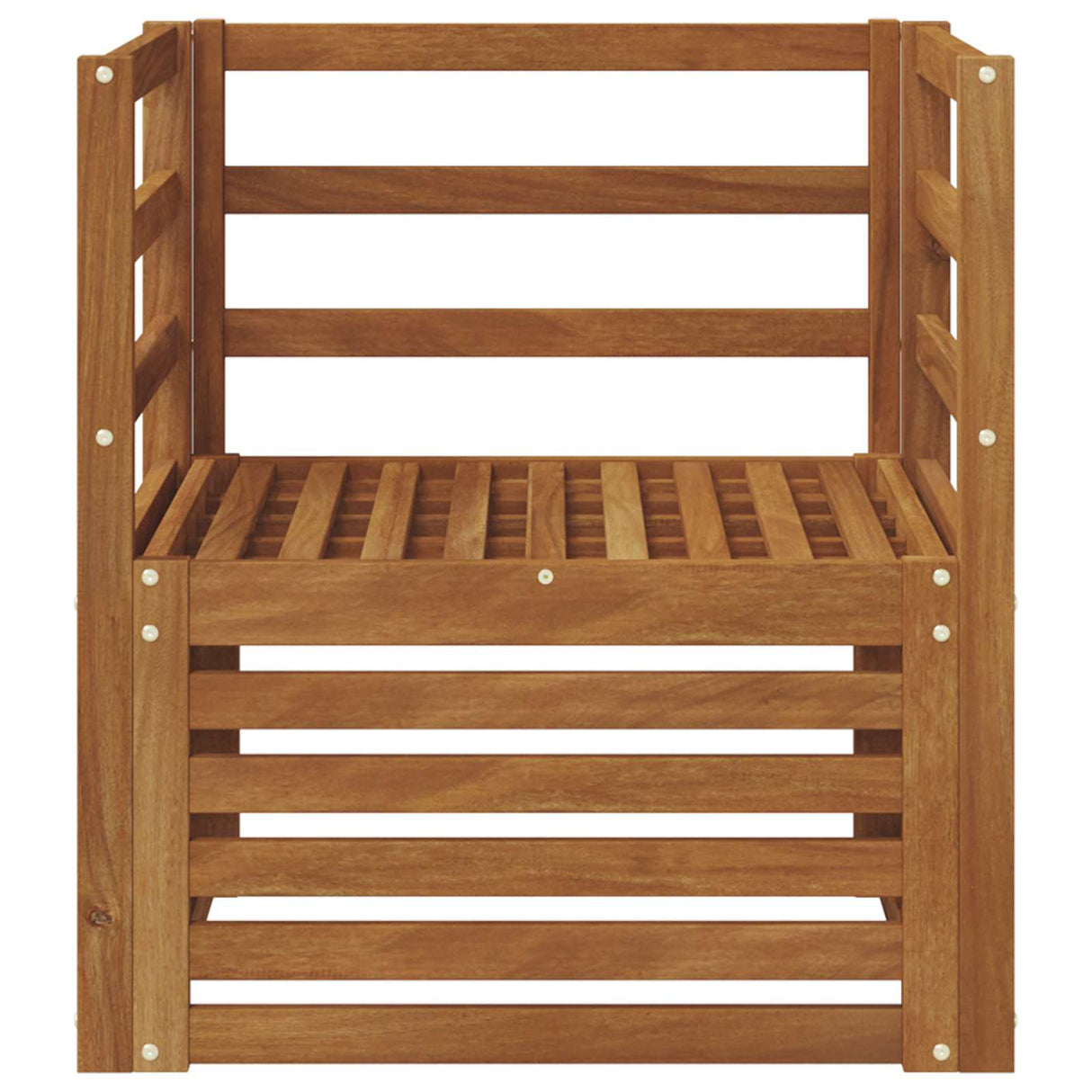 vidaXL Outdoor Sofa Solid Acacia Wood Natural