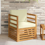 vidaXL Outdoor Sofa Solid Acacia Wood Natural