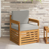 vidaXL Outdoor Sofa Solid Acacia Wood Natural