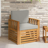vidaXL Outdoor Sofa Solid Acacia Wood Natural