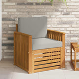 vidaXL Outdoor Sofa Solid Acacia Wood Natural