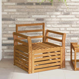 vidaXL Outdoor Sofa Solid Acacia Wood Natural