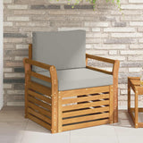 vidaXL Outdoor Sofa Solid Acacia Wood Natural