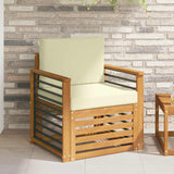 vidaXL Outdoor Sofa Solid Acacia Wood Natural