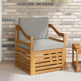vidaXL Outdoor Sofa Solid Acacia Wood Natural