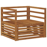 vidaXL Buiten bank set Massief Acacia Hout en Polyester Naturel