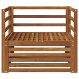 vidaXL Buiten bank set Massief Acacia Hout en Polyester Naturel