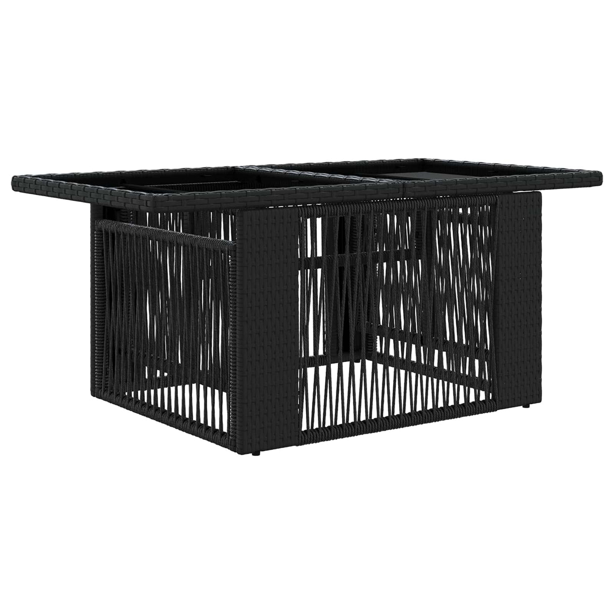 vidaXL Tuinbank Set 13 pcs poly rattan